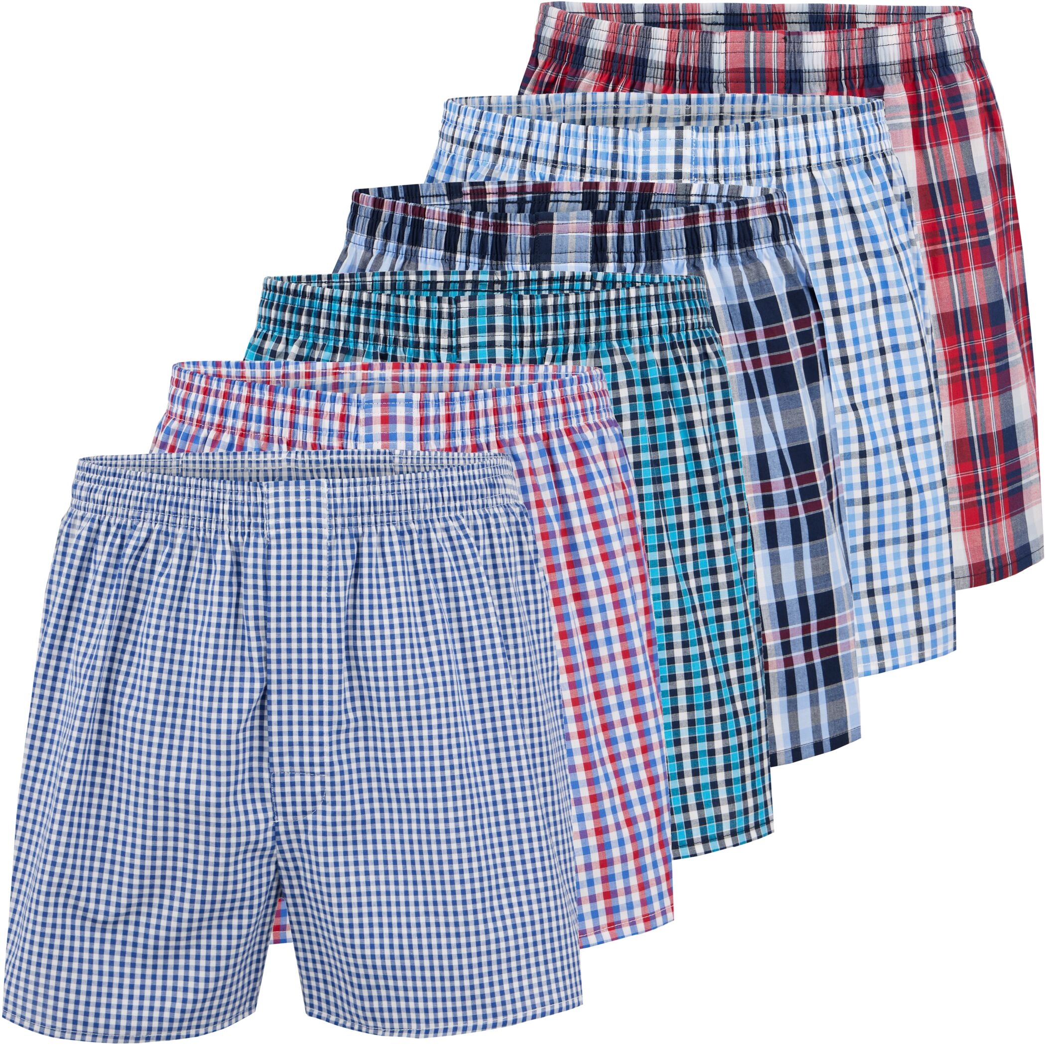 City Life Boxershorts mehrfarbig 6er Pack Nr 11