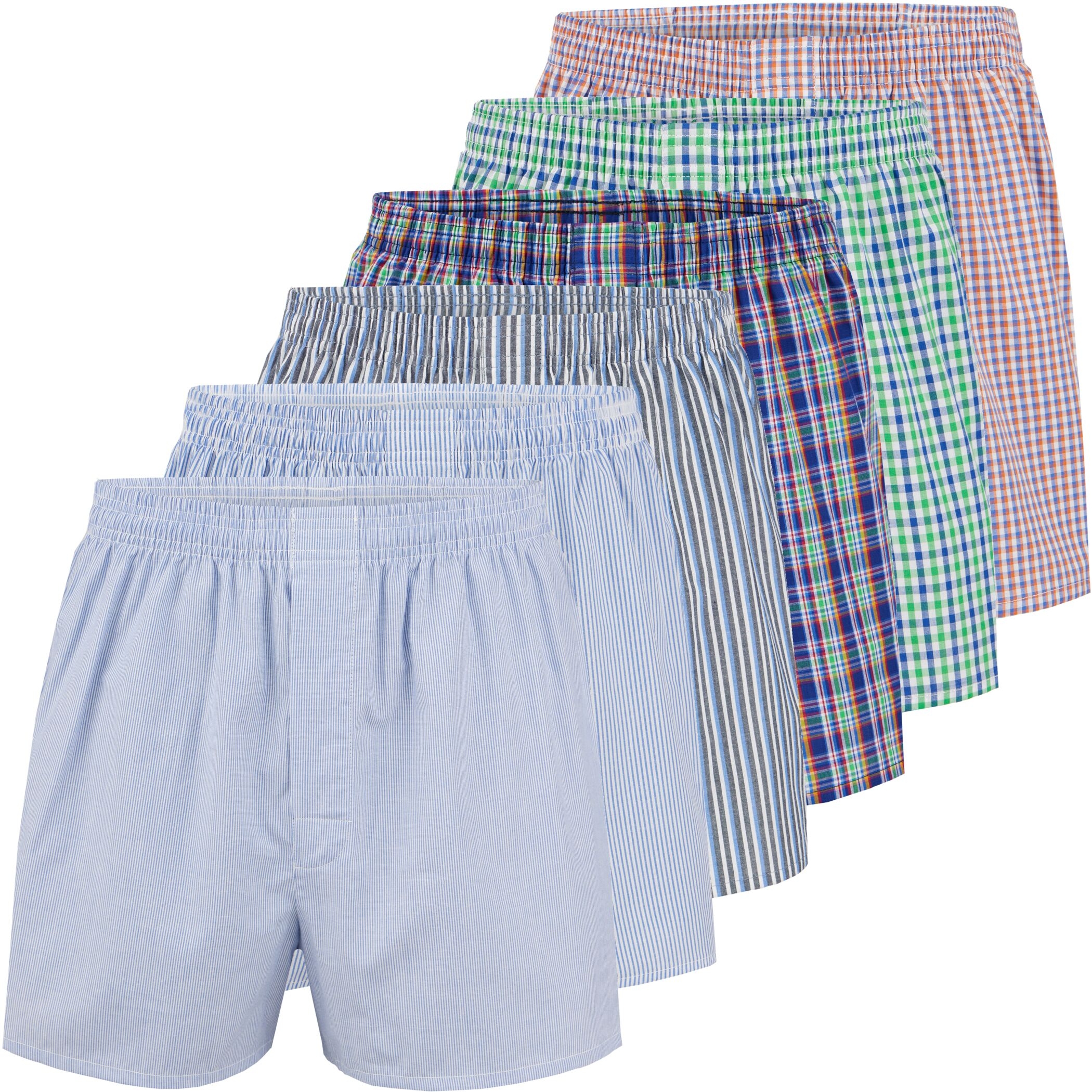 City Life Boxershorts mehrfarbig 6er Pack Nr 4
