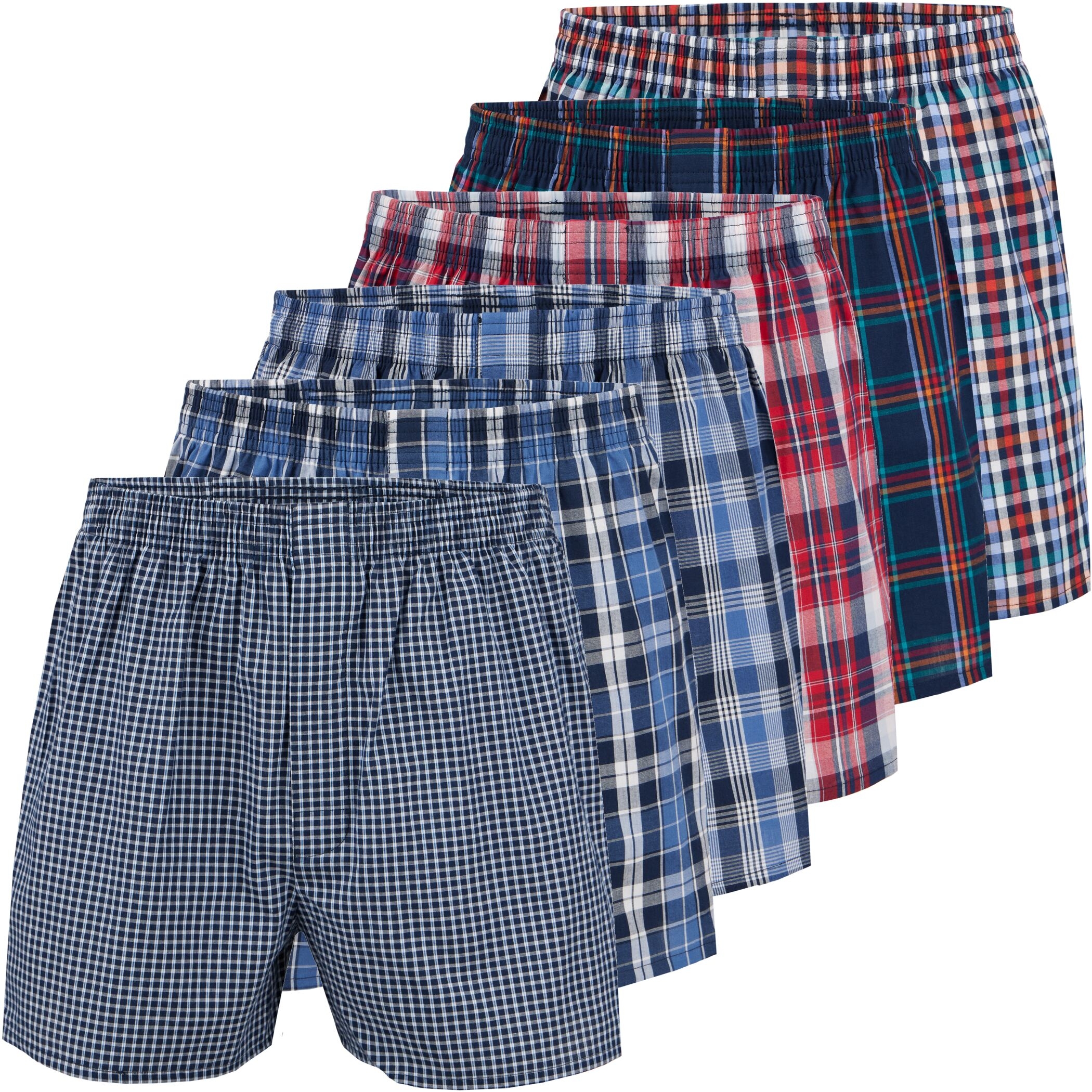 City Life Boxershorts mehrfarbig 6er Pack Nr 9