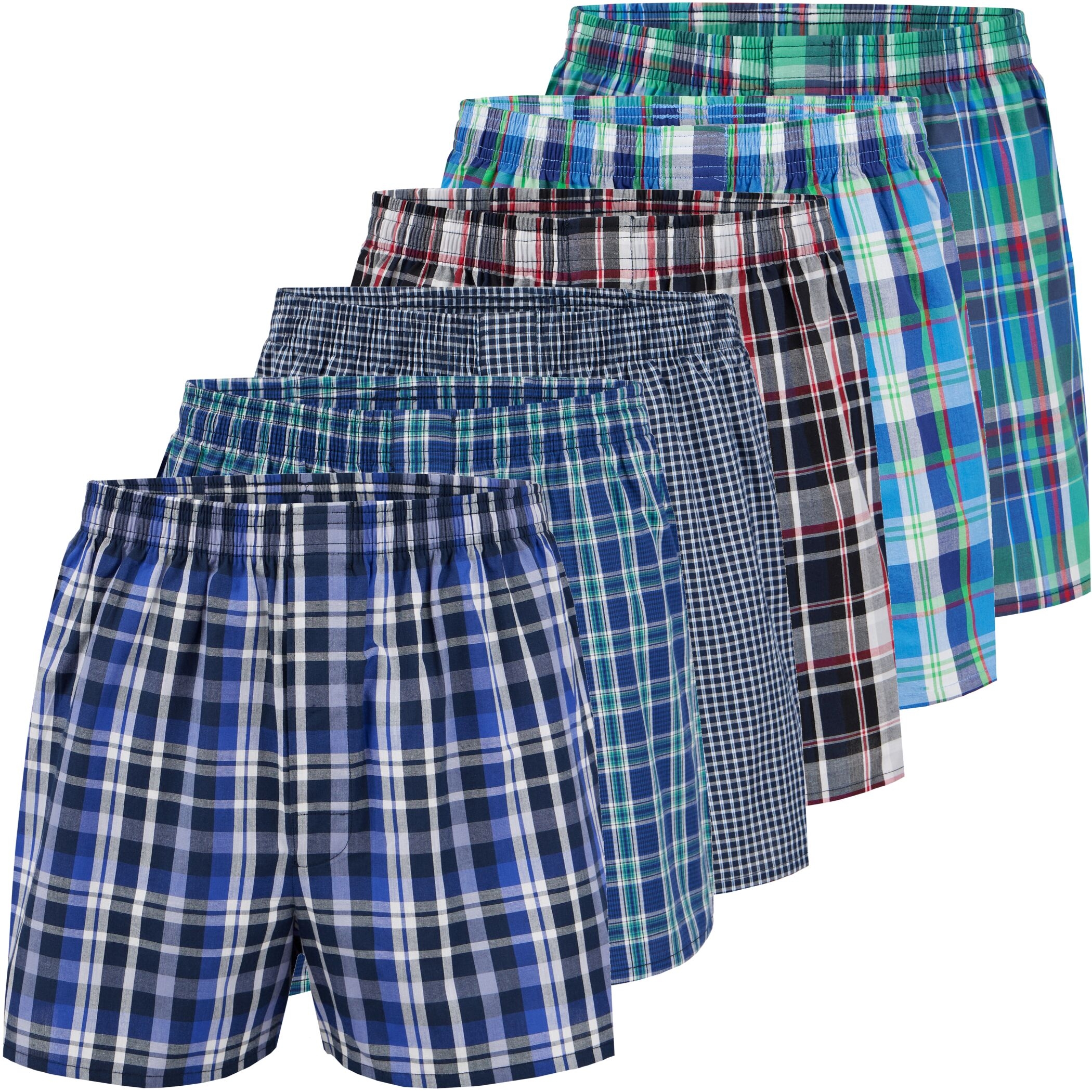 City Life Boxershorts mehrfarbig 6er Pack Nr 10